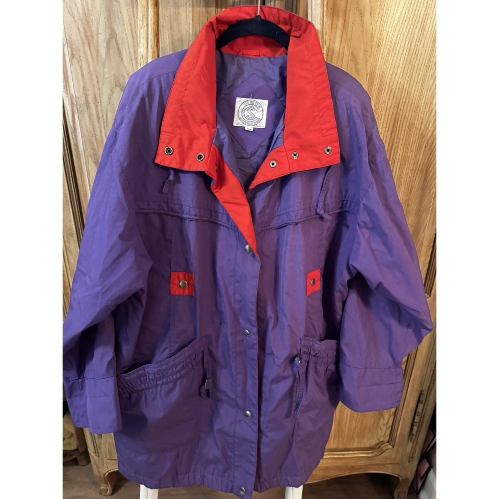 Be In The Current Vintage Purple Jacket Size 22W
